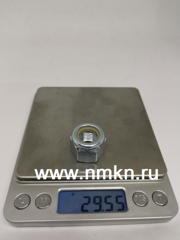 Гайка 14х1,5 с белым нейлоновым кольцом самоконтрящаяся высокая цинк гайка 14х1.5 с белым нейлоновым кольцом самоконтрящаяся высокая в интернет-магазине НМК